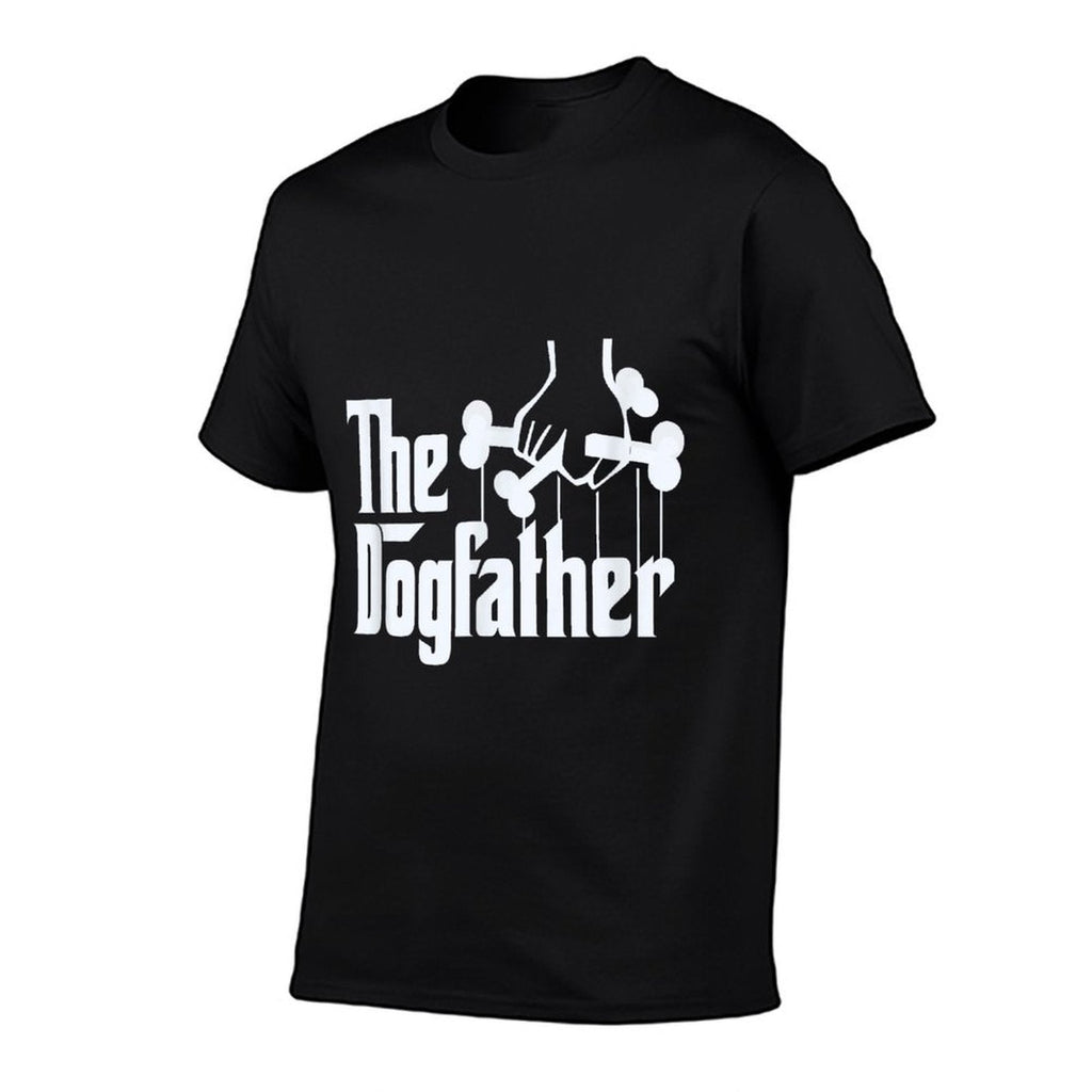 The Dogfather Dog Dad Fathers Day Gift Dog Lover  Rolled Sleeves T-Shirt